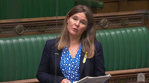 Vikki Speaking in the House of Commons