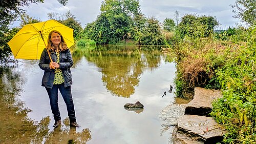 Vikki Stood in a river in rural Dorset